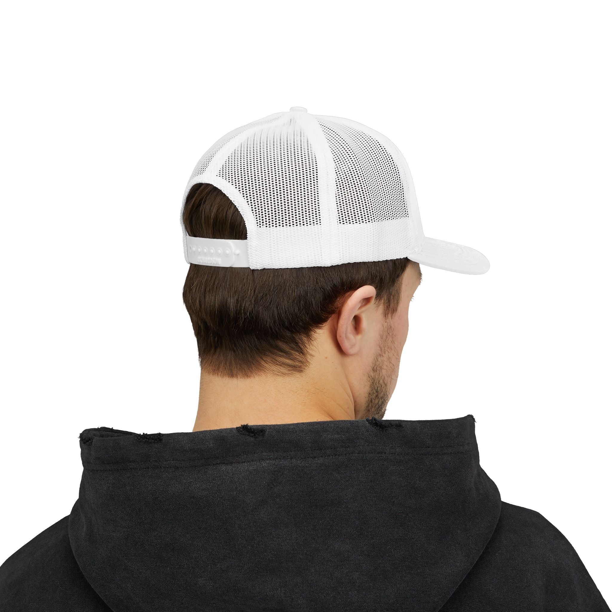 Impulsive Trucker Hat – Snapback Mesh Cap with EKG Wave Logo
