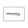 Desk Mat — 'IMPULSIVE' Minimalist Gaming/Work Desk Mat with Heartbeat Logo