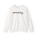 Impulsive Heartbeat Crewneck Sweatshirt — Graphic 'IMPULSIVE' Pulse Design