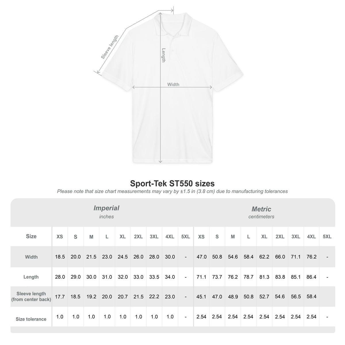 Emblazoned Performance Polo — 'IMPULSIVE' Logo Breathable Golf Shirt