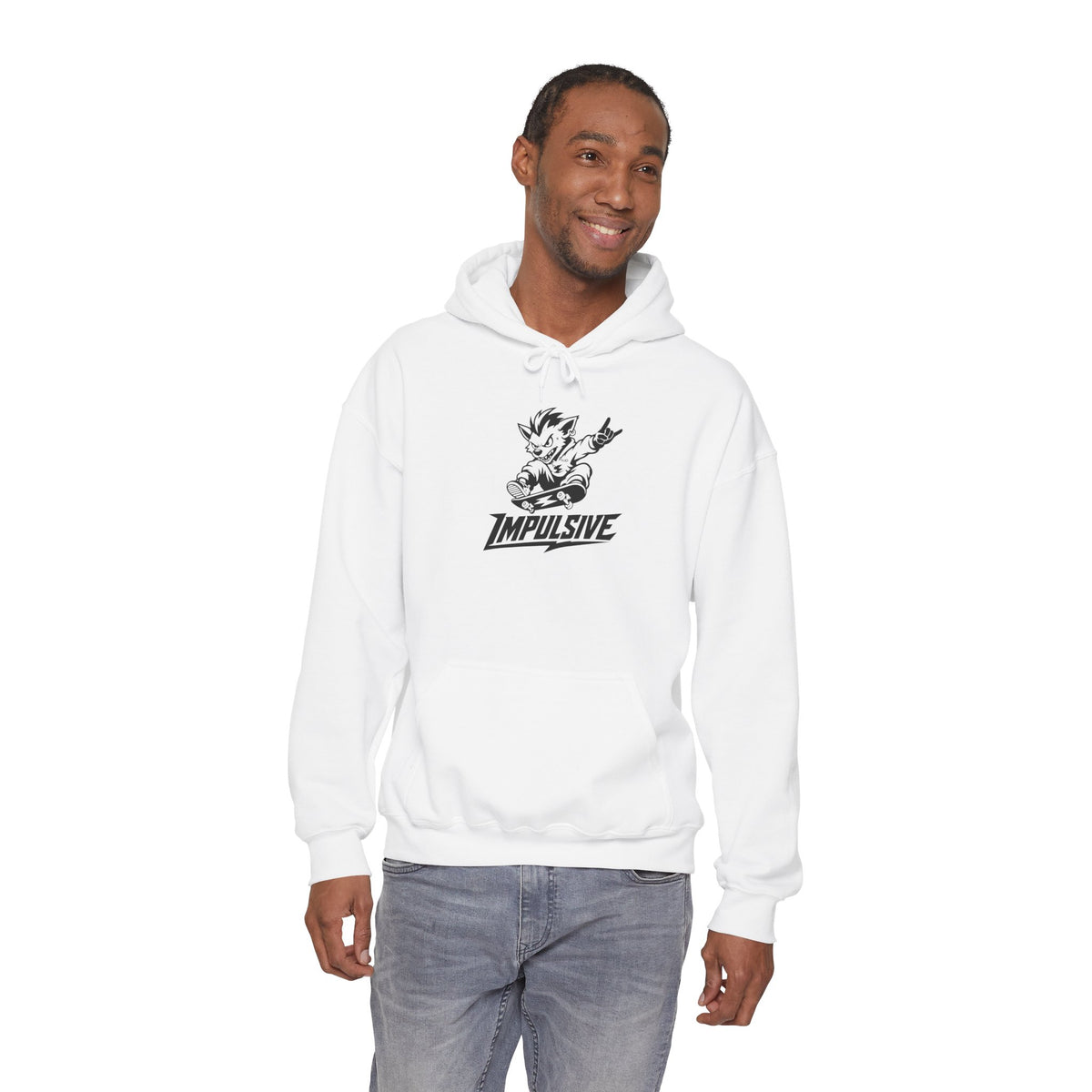 Impulsive Anime Fighter Hoodie — Graphic Streetwear Pullover