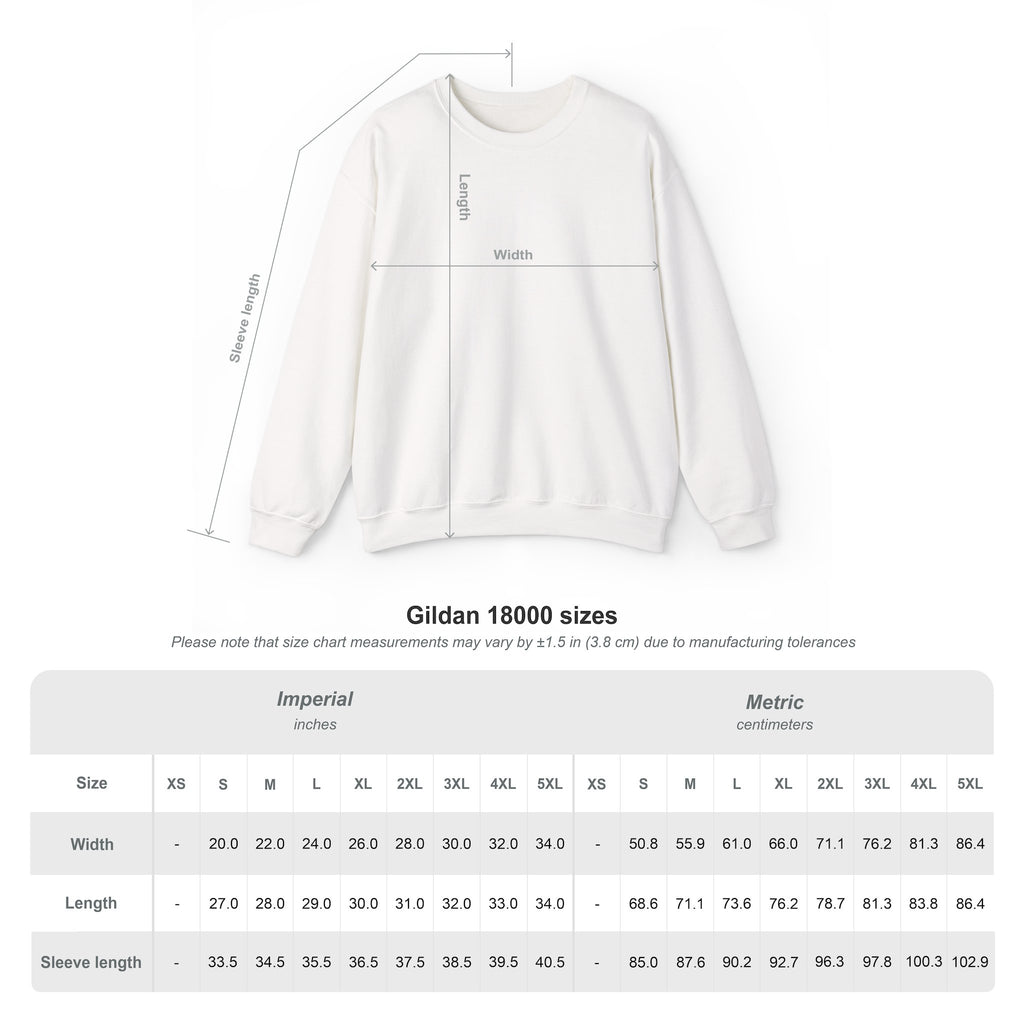 Impulsive Heartbeat Crewneck Sweatshirt — Graphic 'IMPULSIVE' Pulse Design